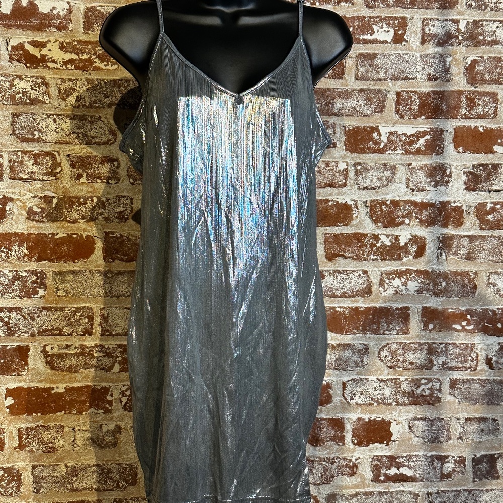 YOINS Sequin Glitter Dress for Women - Bodycon Deep V Neck Spaghetti Strap